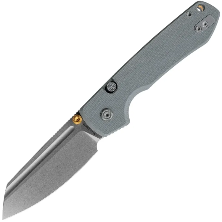 Нож Vosteed Raccoon TLL Sheepsfoot stonewash сталь 14C28N рукоять Grey G10