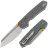 Нож Vosteed Raccoon TLL Sheepsfoot stonewash сталь 14C28N рукоять Grey G10
