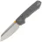 Нож Vosteed Raccoon TLL Sheepsfoot stonewash сталь 14C28N рукоять Grey G10