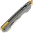Нож Vosteed Raccoon TLL Sheepsfoot stonewash сталь 14C28N рукоять Grey G10