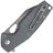Нож FOX Yaru acid stonewash сталь M398 рукоять Black Micarta (FX-527LI MB)