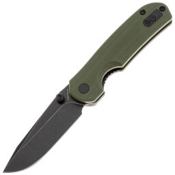 Нож Vosteed Chipmunk blackwash сталь 14C28N рукоять Green G10