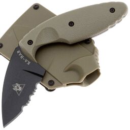 Нож Ka-Bar TDI Law Enforcement Knife сталь AUS-8A рукоять Tan Zytel