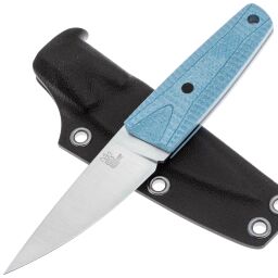 Нож Owl Knife Tyto XS Miss Owl сталь N690 рукоять микарта Джинс голубая