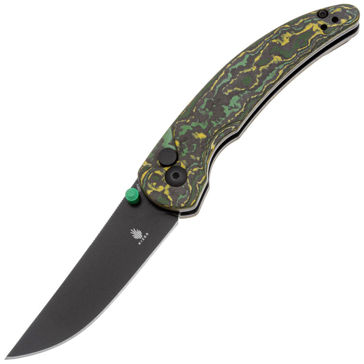 Нож Kizer Chili Pepper black сталь S90V рукоять Toxic Storm FatCarbon
