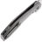 Нож Kansept Accipiter stonewash сталь S35VN рукоять Titanium/Green Carbon Fiber