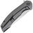 Нож Kansept Accipiter stonewash сталь S35VN рукоять Titanium/Green Carbon Fiber