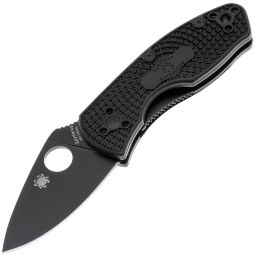 Нож Spyderco Ambitious Black LTW сталь 8Cr13MoV рукоять Black FRN (C148PBBK)