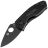 Нож Spyderco Ambitious Black LTW сталь 8Cr13MoV рукоять Black FRN (C148PBBK)