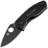 Нож Spyderco Ambitious Black LTW сталь 8Cr13MoV рукоять Black FRN (C148PBBK)