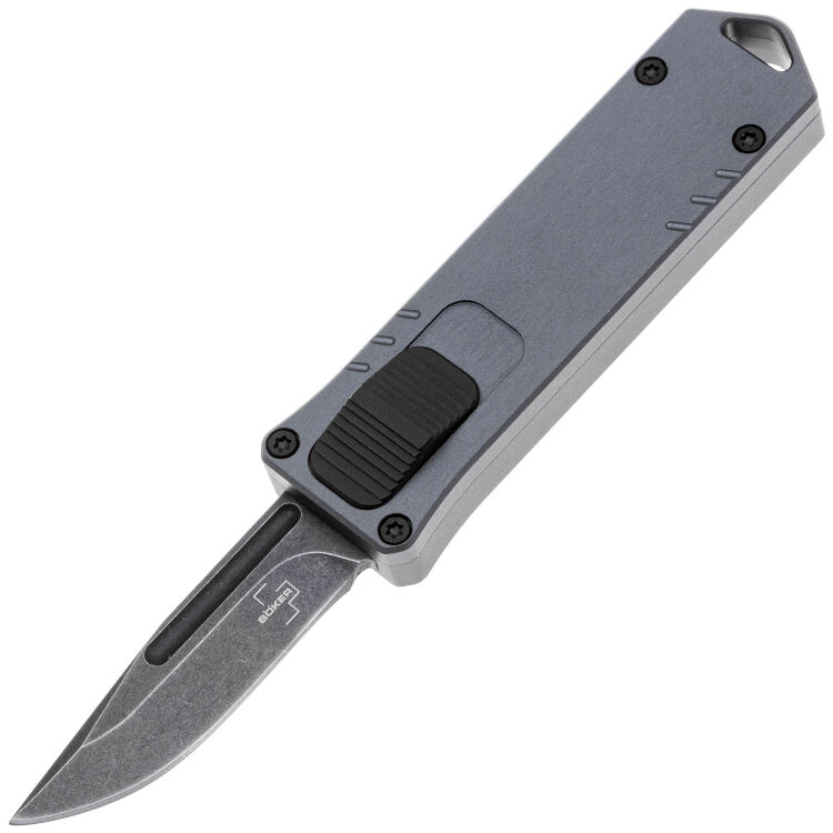 Нож Boker Plus USB OTF сталь D2 рукоять Gray Aluminium (06EX276)