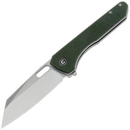 Нож CIVIVI Nugz satin сталь 14C28N рукоять Green Canvas Micarta (C23060-2)