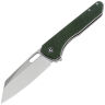Нож CIVIVI Nugz satin сталь 14C28N рукоять Green Canvas Micarta (C23060-2)