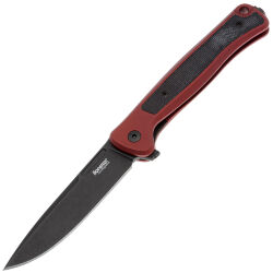 Нож Lion Steel Skinny PVD stonewash сталь MagnaCut рукоять Red Aluminium/Micarta (SK01A RB)