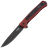 Нож Lion Steel Skinny PVD stonewash сталь MagnaCut рукоять Red Aluminium/Micarta (SK01A RB)