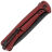 Нож Lion Steel Skinny PVD stonewash сталь MagnaCut рукоять Red Aluminium/Micarta (SK01A RB)