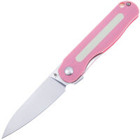 Нож Kizer Lätt Vind Mini сталь N690 рукоять Pink/White G10