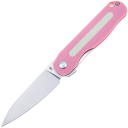 Нож Kizer Lätt Vind Mini сталь N690 рукоять Pink/White G10