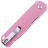 Нож Kizer Lätt Vind Mini сталь N690 рукоять Pink/White G10