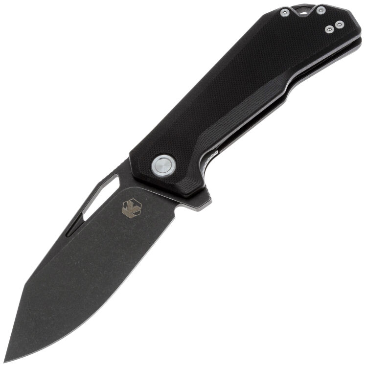 Нож Kristal Ravelin cталь D2 Black рукоять Black G10