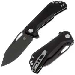 Нож Kristal Ravelin cталь D2 Black рукоять Black G10