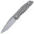 Нож Arkona Buran beadblast сталь M390 рукоять Grey Titanium