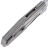Нож Arkona Buran beadblast сталь M390 рукоять Grey Titanium