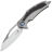 Нож Microtech Matrix Satin сталь M390 рукоять Titanium/Carbon Fiber (165C-4CFITI)
