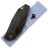Нож Petrified Fish Havrog Blackwash сталь K110 рукоять Black Micarta