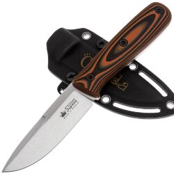 Нож Kizlyar Supreme Colada сталь Elmax Stonewash рукоять Black/Orange G10