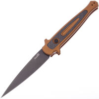 Нож Kershaw Launch 8 Black сталь CPM-154 рукоять Earth Brown Aluminium/CF (7150EBBLK)