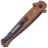 Нож Kershaw Launch 8 Black сталь CPM-154 рукоять Earth Brown Aluminium/CF (7150EBBLK)