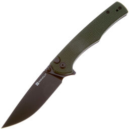 Нож Sencut Crowley Blackwash сталь D2 рукоять Green Micarta (S21012-3)