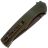 Нож Sencut Crowley Blackwash сталь D2 рукоять Green Micarta (S21012-3)