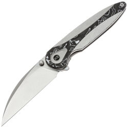 Нож WE Knife Zenthra satin сталь M390 рукоять Titanium/Aluminum Foil CF (WE24021C-4)