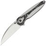 Нож WE Knife Zenthra satin сталь M390 рукоять Titanium/Aluminum Foil CF (WE24021C-4)