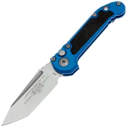 Нож Microtech LUDT Gen III T/E stonewash сталь M390MK рукоять Blue Aluminum (1136-10BL)