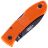 Нож Ka-Bar Dozier Folding Hunter сталь AUS-8 Black рукоять Orange Zytel (KA4062BO)