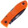 Нож Ka-Bar Dozier Folding Hunter сталь AUS-8 Black рукоять Orange Zytel (KA4062BO)