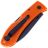 Нож Ka-Bar Dozier Folding Hunter сталь AUS-8 Black рукоять Orange Zytel (KA4062BO)