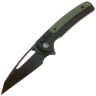 Нож CIVIVI Sentinel Strike black сталь K110 рукоять Black Aluminium/OD Green FRN (C22025B-3)