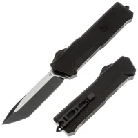 Нож Kristal Shpile T/E cталь SLD-Magic black рукоять Black Aluminum