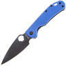 Нож Daggerr Sting Mini blackwash сталь D2 рукоять Blue G10