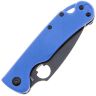 Нож Daggerr Sting Mini blackwash сталь D2 рукоять Blue G10