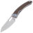 Нож Maxace Black Mirror Blue grey сталь S90V рукоять Copper Carbon Fiber/Ti