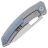 Нож Maxace Black Mirror Blue grey сталь S90V рукоять Copper Carbon Fiber/Ti