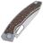 Нож Maxace Black Mirror Blue grey сталь S90V рукоять Copper Carbon Fiber/Ti