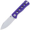 Нож QSP Canary Folder stonewash сталь 14C28N рукоять Purple G10 (QS150-D1)
