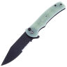 Нож CIVIVI Cogent Blackwash Serrated сталь 14C28N рукоять Natural G10 (C20038E-3)