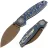 Нож Vosteed Shilin Cutter copper dune сталь 154CM рукоять Blue Ocean Micarta